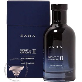 تصویر ادو پرفیوم مردانه زارا مدل NIGHT POUR HOMME II حجم 100 میلی لیتر Zara Night pour Homme II Eau De Parfum For men 100 ml