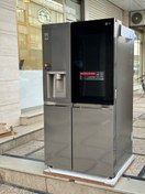 تصویر یخچال ساید بای ساید ال جی مدل GR-X348CSFS ظرفیت ۳۴ فوت 