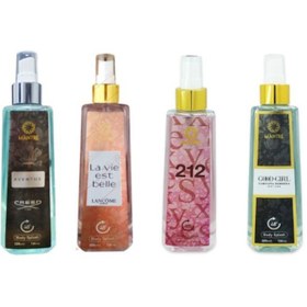 تصویر بادی اسپلش مانتره 225 میل عمده 12 رایحه جور / Mantre Body Splash 225 ml in several major selling scents 