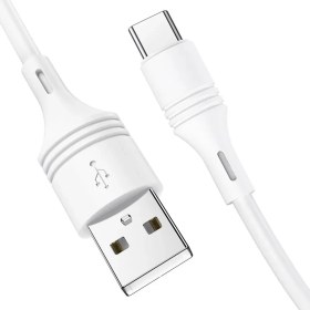 تصویر کابل شارژ بروفون مدل BX43 با سری تایپ سی BOROFONE BX43 CoolJoy charging data cable