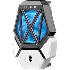 تصویر فن خنک کننده گوشی موبایل DY708 Mobile phone cooling fan DY708