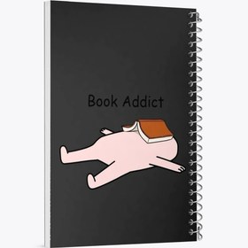 تصویر دفتر نت موسیقی 100 برگ خندالو طرح کتاب 