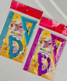 تصویر مجموعه هندسی 3 تکه ژله‌ای کد 117008269 