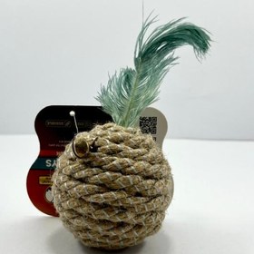 تصویر توپ کنفی zarix - صورتی zarix