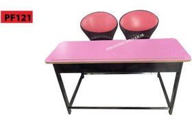 تصویر میز و نیمکت صدفی کد PF121 