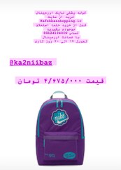 تصویر کوله نایک اورجینال رنگ بنفش - سایز استاندارد Nike backpack