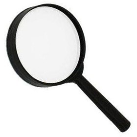 تصویر ذره بین مرغوب برند Glass به قطر 50 میلی متر Magnifying Glass 50mm 