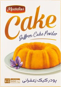 تصویر پودر کیک زعفرانی 500 گرم 