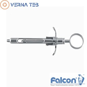 تصویر سرنگ کمرشکن ویژه دنتال دیوایس Falcon folding type injection syringe