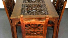 تصویر میز ناهارخوری چوبی سنتی کد CH800 