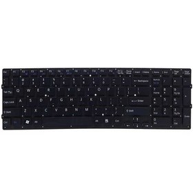 تصویر کیبورد Sony VPC-EB بدون فریم - مشکی Keyboard Laptop Sony VPC-EB