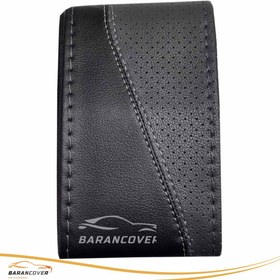 تصویر دورفرمان دوختی مزدا 323 رنگ مشکی طوسی 