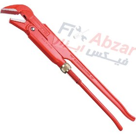 تصویر آچار دو دسته روتنبرگر سایز 1.1/2 اینچ فک 45 درجه Rothenberger 45° Corner Pipe Wrench 1.1/2 INCH