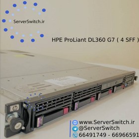 تصویر سرور یوزد اچ پی DL360 G7 4 SFF به همراه DVD 