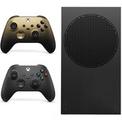 تصویر کنسول بازی مایکروسافت مدل Xbox Series S - Black ظرفیت 1 ترابایت دو دسته 