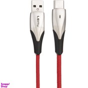 تصویر کابل شارژ USB به USB-C لیتو مدل Ld-13 به طول 1m 