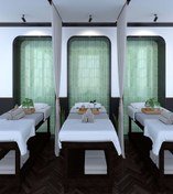 تصویر کاشی مترویی چینوک سبز سرامیتو سایز ۷.۵ در ۳۰ پرسلان براق 