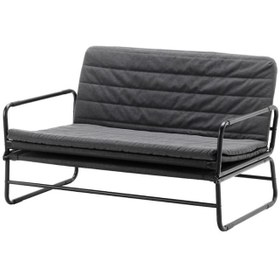 تصویر مبل تخت خواب شو کنسا خاکستری تیره/مشکی 120 سانتی متری ایکیا مدل IKEA HAMMARN ا IKEA HAMMARN sofa-bed Knisa dark grey/black 120 cm IKEA HAMMARN sofa-bed Knisa dark grey/black 120 cm