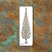 تصویر شابلون طرح درخت سرو کد H 154 