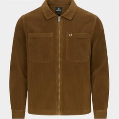 تصویر ژاکت تمام زیپ مخمل کبریتی قواره بزرگ 