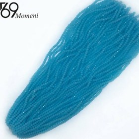 تصویر مهره کریستال سایز ۶ رنگ آبی آسمانی 