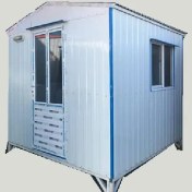 تصویر کانکس اسکان کارگری 4 متری (گالوانیزه اقتصادی) 