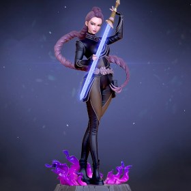 تصویر فیگور رومی Demon Hunter ارتفاع ۲۰ سانتی‌متر جنس PLA+ 