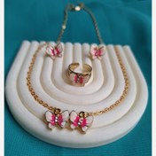 تصویر نیم ست دخترانه رنگ ثابت 