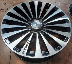 تصویر رینگ اسپرت سایز ۱۴ (۱۰۰-۱۰۸×۸) رختراش مشکی Sport wheel size 14" (8×108-100)