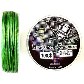 تصویر نخ ماهیگیری ابریشمی SPIDER طول ۱۰۰ متر 