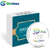 تصویر بلنک زیرکونیا گلوریس 3D Pro با رنگ طبیعی | Glorious Zirconia 3D Shape Pro blank Glorious-Dental-Zirconia-98mm-3D-Shape-Pro-blank