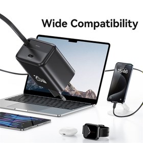 تصویر شارژر دیواری 20 وات یوسمز مدل CC233 به همراه کابل USB-C 