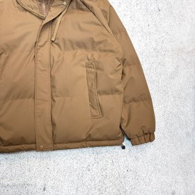 تصویر کاپشن بیسیک یقه دار وارداتی رنگ قهوه ای 