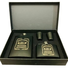 تصویر ست هیپ فلاسک جک دنیلز | طرح کلاسیک 