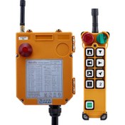 تصویر ریموت جرثقیل 8 کلید تک سرعته تله کرین F24-8S 