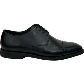 تصویر کفش رسمی مردانه چرم طبیعی کد 002 mans leather shoes code 00232 black color