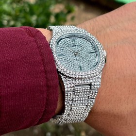 تصویر ساعت مچی فول نگین رولکس Rolex Date-Just Diamonds 14VA 