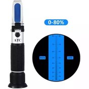 تصویر رفرکتومتر (refractometer) الکل سنج تشخیص متانول از اتانول باکیفیت بالا 