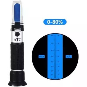 تصویر رفرکتومتر (refractometer) الکل سنج تشخیص متانول از اتانول باکیفیت بالا 