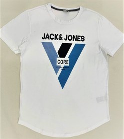 تصویر تیشرت مردانه یقه گرد جک اند جونز Tshirt for mens jack and jons