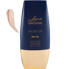 تصویر کرم پودر تیوپی SPF30 لوسمنت حاوی روغن آرگان و آلوئه ورا شماره L223 حجم 30 میلی لیتر 