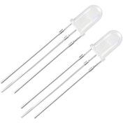 تصویر ال ای دی ۳ پایه دو رنگ سبز و قرمز مات کاتد مشترک بسته ۵ تایی 