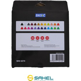 تصویر مداد 24 رنگ بیسیک بلک وود 