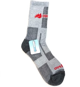 تصویر جوراب کوهنوردی نورث فیس مدل Trekking Mid - طوسی روشن 