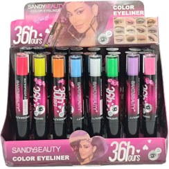 تصویر خط چشم مایع رنگی برند سندی بیوتی | SANDY BEAUTY 