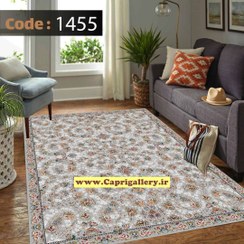 تصویر کاور فرش شانل کد 1455 روفرشی کشدار کد1455