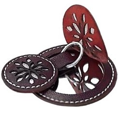 تصویر ست آینه و جاکلیدی چرم 