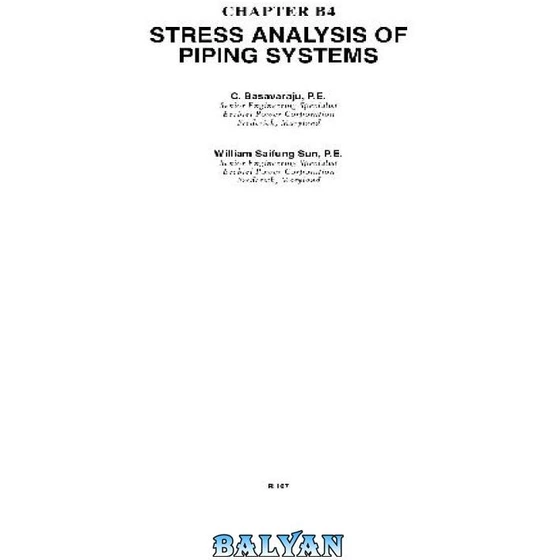 B Stress Analysis Of Piping Systems