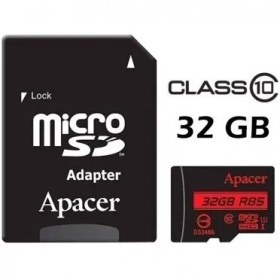 تصویر کارت حافظه microSDHC اپیسر کلاس 10 استاندارد UHS-I U1 سرعت 85MBps 