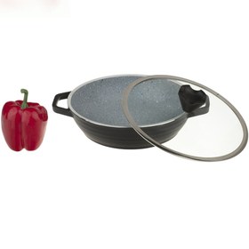 تصویر تابه عروس مدل کلاسیک خطی سایز ۴۰ ا aroos classic cooking pan aroos classic cooking pan